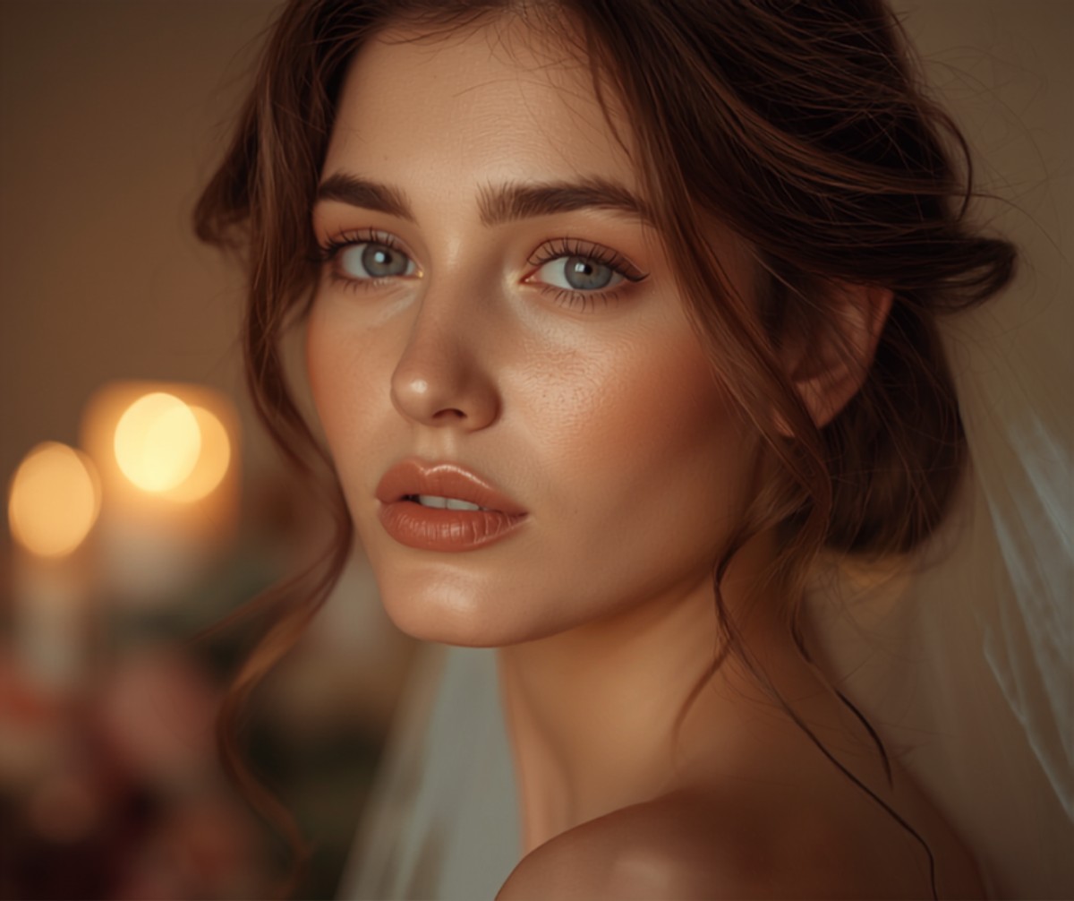 Maquillaje de novia para boda en invierno: piel cuidada del frío y la calefacción